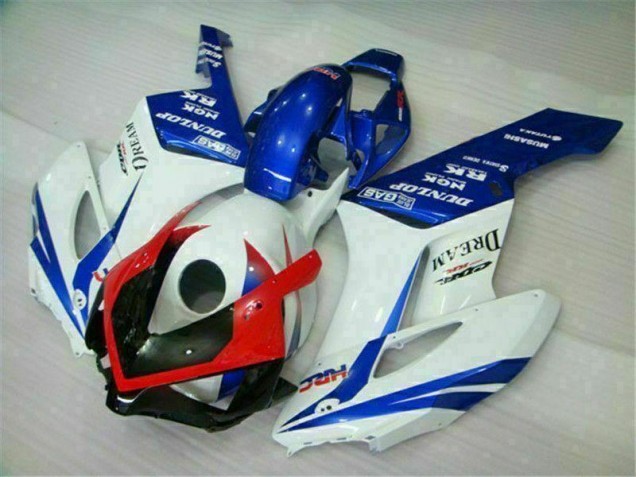 Kit Completo Carenado Moto Honda CBR 1000 RR 2004-2005 - Azul Blanco Kit Completo Carenado Moto Honda CBR 1000 RR 2004-2005 - Azul Blanco