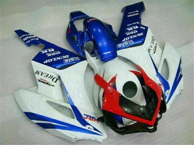 Kit Completo Carenado Moto Honda CBR 1000 RR 2004-2005 - Azul Blanco Kit Completo Carenado Moto Honda CBR 1000 RR 2004-2005 - Azul Blanco