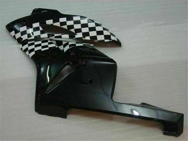 Kit Completo Carenado Moto Honda CBR 1000 RR 2004-2005 - Blanco Negro Kit Completo Carenado Moto Honda CBR 1000 RR 2004-2005 - Blanco Negro