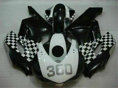 Kit Completo Carenado Moto Honda CBR 1000 RR 2004-2005 - Blanco Negro