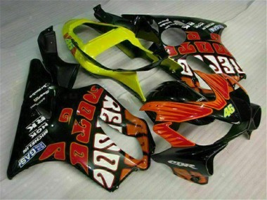 Kit Completo Carenado Moto Honda CBR 600 F4i 2001-2003 - Naranja Negro