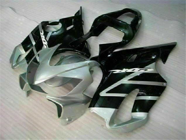 Kit Completo Carenado Moto Honda CBR 600 F4i 2001-2003 - Negro Plata Kit Completo Carenado Moto Honda CBR 600 F4i 2001-2003 - Negro Plata