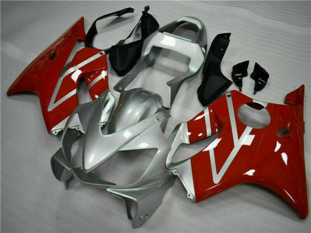 Kit Completo Carenado Moto Honda CBR 600 F4i 2001-2003 - Rojo Plata Kit Completo Carenado Moto Honda CBR 600 F4i 2001-2003 - Rojo Plata