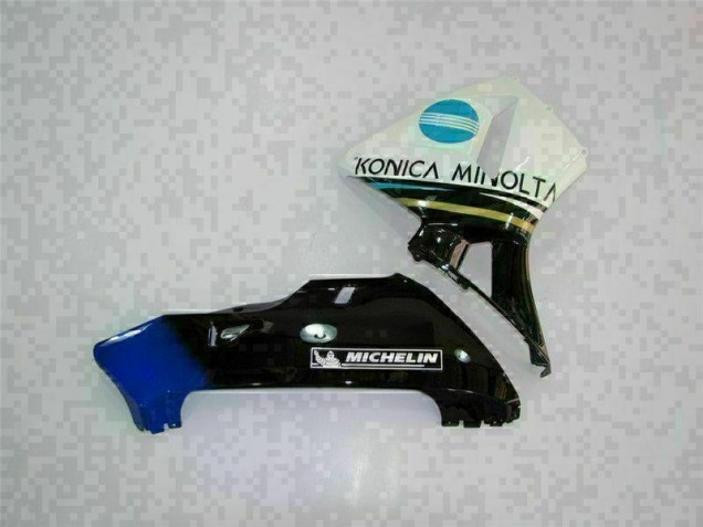 Kit Completo Carenado Moto Honda CBR 600 RR 2003-2004 - Blanco Negro Kit Completo Carenado Moto Honda CBR 600 RR 2003-2004 - Blanco Negro