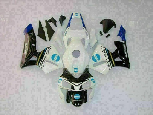 Kit Completo Carenado Moto Honda CBR 600 RR 2003-2004 - Blanco Negro Kit Completo Carenado Moto Honda CBR 600 RR 2003-2004 - Blanco Negro