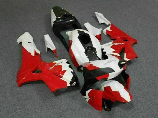 Kit Completo Carenado Moto Honda CBR 600 RR 2003-2004 - Rojo Blanco Kit Completo Carenado Moto Honda CBR 600 RR 2003-2004 - Rojo Blanco