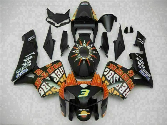 Kit Completo Carenado Moto Honda CBR 600 RR 2005-2006 - Negro Kit Completo Carenado Moto Honda CBR 600 RR 2005-2006 - Negro