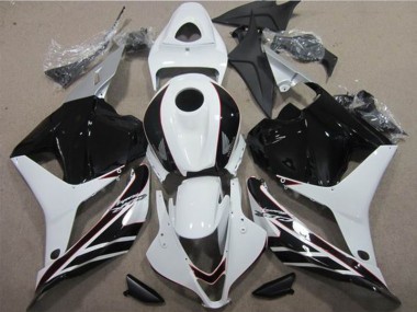 Kit Completo Carenado Moto Honda CBR 600 RR 2009-2012 - Blanco Negro