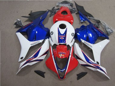 Kit Completo Carenado Moto Honda CBR 600 RR 2009-2012 - Rojo Blanco Azul HRC