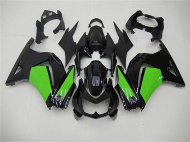 Kit Completo Carenado Moto Kawasaki EX250 2008-2012 - Negro Verde