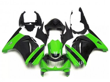Kit Completo Carenado Moto Kawasaki EX250 2008-2012 - Verde Negro