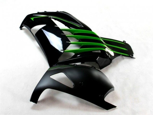 Kit Completo Carenado Moto Kawasaki ZX14R ZZR 1400 2012-2021 - Negro Verde Kit Completo Carenado Moto Kawasaki ZX14R ZZR 1400 2012-2021 - Negro Verde