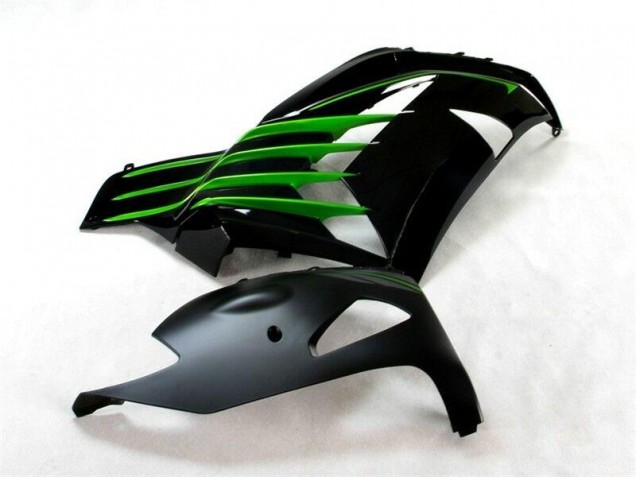 Kit Completo Carenado Moto Kawasaki ZX14R ZZR 1400 2012-2021 - Negro Verde Kit Completo Carenado Moto Kawasaki ZX14R ZZR 1400 2012-2021 - Negro Verde