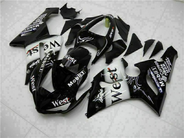 Kit Completo Carenado Moto Kawasaki ZX6R 2005-2006 - Negro Kit Completo Carenado Moto Kawasaki ZX6R 2005-2006 - Negro