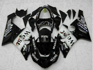 Kit Completo Carenado Moto Kawasaki ZX6R 2005-2006 - Negro