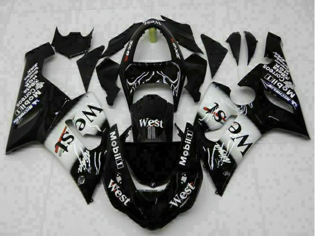 Kit Completo Carenado Moto Kawasaki ZX6R 2005-2006 - Negro Kit Completo Carenado Moto Kawasaki ZX6R 2005-2006 - Negro