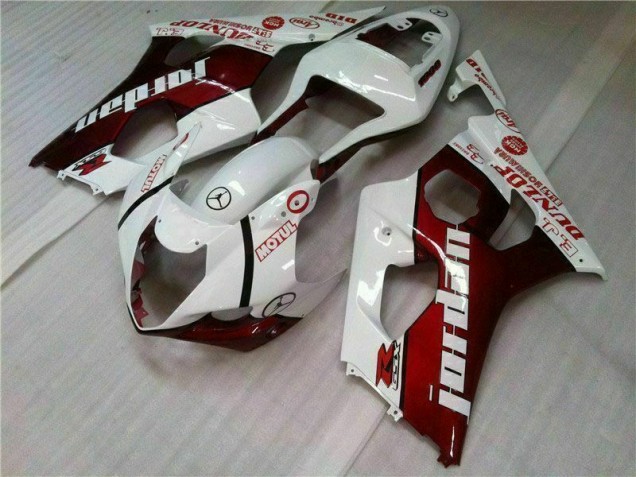 Kit Completo Carenado Moto Suzuki GSXR 1000 K3 2003-2004 - Rojo Blanco Kit Completo Carenado Moto Suzuki GSXR 1000 K3 2003-2004 - Rojo Blanco