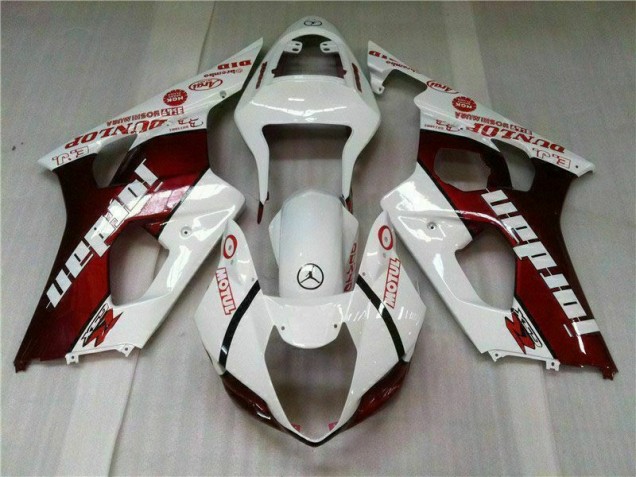 Kit Completo Carenado Moto Suzuki GSXR 1000 K3 2003-2004 - Rojo Blanco Kit Completo Carenado Moto Suzuki GSXR 1000 K3 2003-2004 - Rojo Blanco