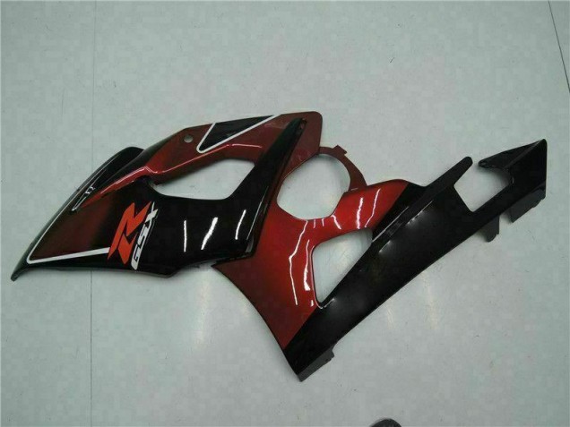 Kit Completo Carenado Moto Suzuki GSXR 1000 K5 2005-2006 - Rojo Negro Kit Completo Carenado Moto Suzuki GSXR 1000 K5 2005-2006 - Rojo Negro