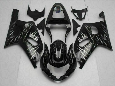 Kit Completo Carenado Moto Suzuki GSXR 600 / 750 K1 K2 K3 2001-2003 - Negro