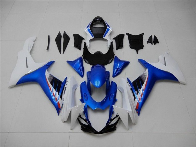Kit Completo Carenado Moto Suzuki GSXR 600 / 750 K11 2011-2021 - Azul Blanco Kit Completo Carenado Moto Suzuki GSXR 600 / 750 K11 2011-2021 - Azul Blanco