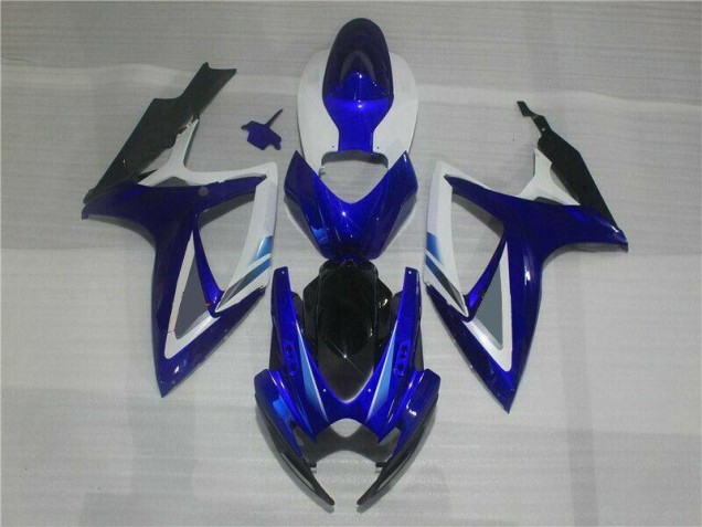 Kit Completo Carenado Moto Suzuki GSXR 600 / 750 K6 2006-2007 - Azul Blanco Kit Completo Carenado Moto Suzuki GSXR 600 / 750 K6 2006-2007 - Azul Blanco