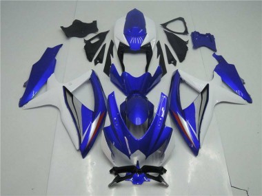 Kit Completo Carenado Moto Suzuki GSXR 600 / 750 K8 2008-2010 - Azul Blanco