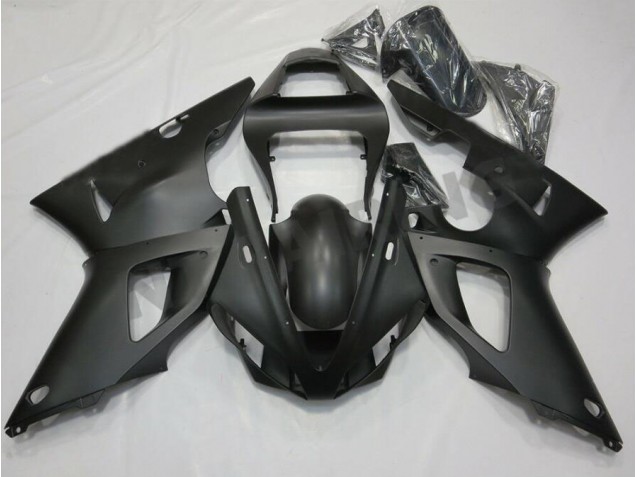 Kit Completo Carenado Moto Yamaha R1 2000-2001 - Negro Mate
