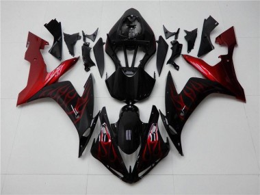 Kit Completo Carenado Moto Yamaha R1 2004-2006 - Rojo Negro