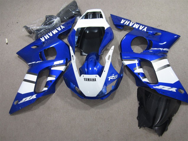 Kit Completo Carenado Moto Yamaha R6 1998-2002 - Azul Blanco Kit Completo Carenado Moto Yamaha R6 1998-2002 - Azul Blanco
