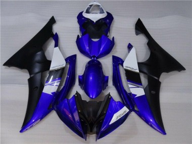 Kit Completo Carenado Moto Yamaha R6 2008-2016 - Azul Negro
