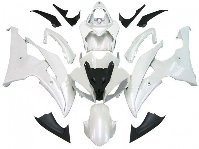 Kit Completo Carenado Moto Yamaha R6 2008-2016 - Blanco Perla Kit Completo Carenado Moto Yamaha R6 2008-2016 - Blanco Perla