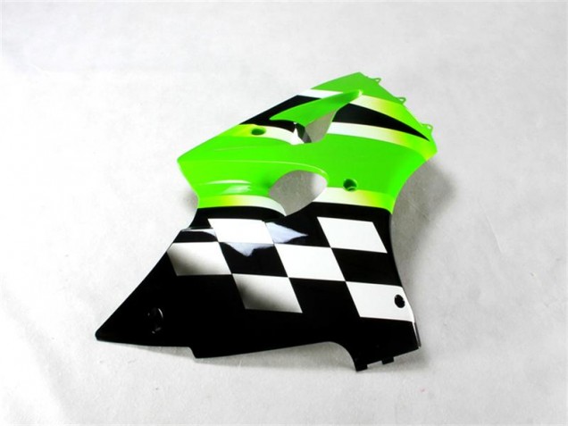 Kits ABS Carenado Motocicleta Kawasaki ZX6R 2000-2002 - Verde Negro Blanco Kits ABS Carenado Motocicleta Kawasaki ZX6R 2000-2002 - Verde Negro Blanco