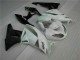 Kits ABS Carenado Motocicleta Kawasaki ZX6R 2009-2012 - Blanco Negro Kits ABS Carenado Motocicleta Kawasaki ZX6R 2009-2012 - Blanco Negro