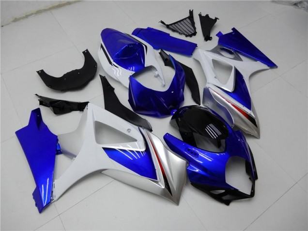 Kits ABS Carenado Motocicleta Suzuki GSXR 1000 K7 2007-2008 - Azul Blanco Kits ABS Carenado Motocicleta Suzuki GSXR 1000 K7 2007-2008 - Azul Blanco