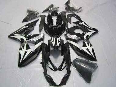 Kits ABS Carenado Motocicleta Suzuki GSXR 1000 K9 2009-2016 - Negro Blanco