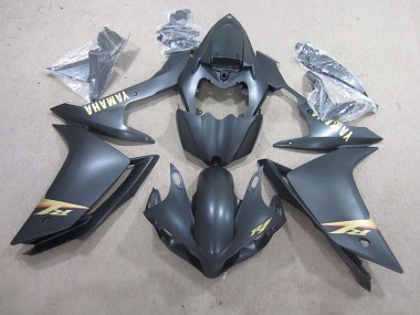 Kits ABS Carenado Motocicleta Yamaha R1 2007-2008 - Negro Oro Calcomanías