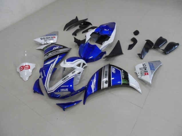Kits ABS Carenado Motocicleta Yamaha R1 2012-2014 - Azul Blanco Kits ABS Carenado Motocicleta Yamaha R1 2012-2014 - Azul Blanco