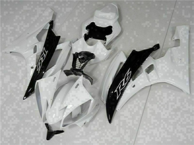 Kits ABS Carenado Motocicleta Yamaha R6 2006-2007 - Blanco Negro Kits ABS Carenado Motocicleta Yamaha R6 2006-2007 - Blanco Negro
