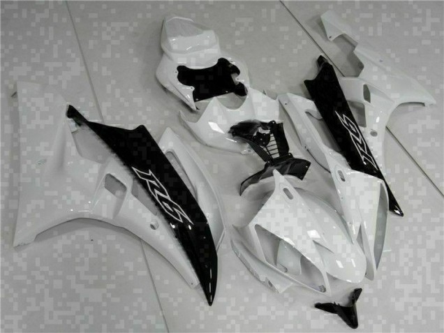 Kits ABS Carenado Motocicleta Yamaha R6 2006-2007 - Blanco Negro Kits ABS Carenado Motocicleta Yamaha R6 2006-2007 - Blanco Negro