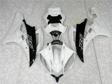 Kits ABS Carenado Motocicleta Yamaha R6 2006-2007 - Blanco Negro