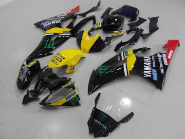 Kits ABS Carenado Motocicleta Yamaha R6 2008-2016 - Amarillo Monster