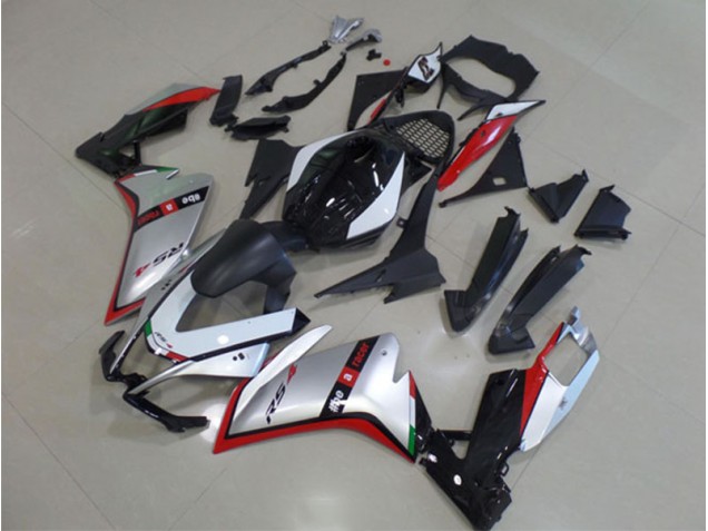 Kits Carenado Moto Aprilia RS4 50 125 2011-2018 - Negro Plata Rojo Kits Carenado Moto Aprilia RS4 50 125 2011-2018 - Negro Plata Rojo