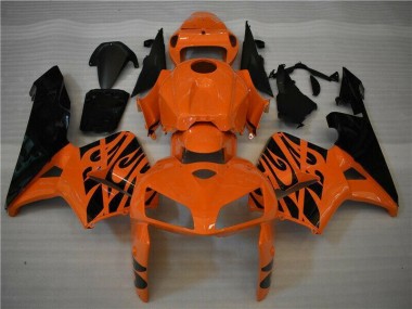 Kits Carenado Moto Honda CBR 600 RR 2005-2006 - Naranja Negro