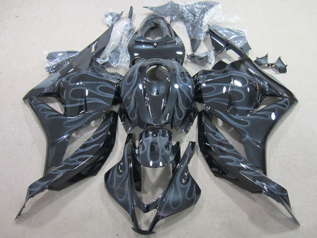 Kits Carenado Moto Honda CBR 600 RR 2009-2012 - Negro Plata Llama Kits Carenado Moto Honda CBR 600 RR 2009-2012 - Negro Plata Llama