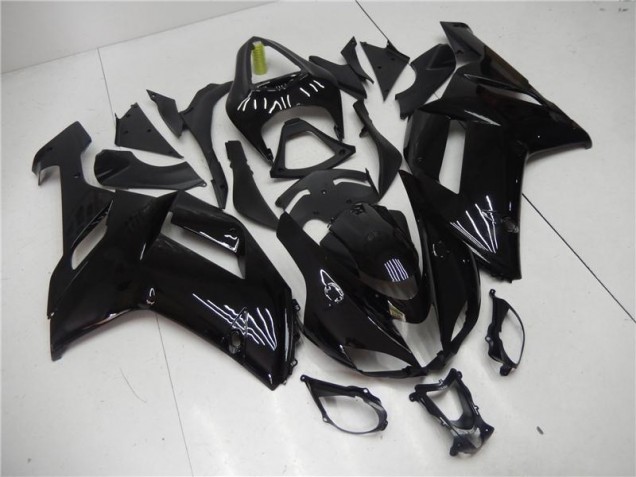 Kits Carenado Moto Kawasaki ZX6R 2007-2008 - Brillante Negro Kits Carenado Moto Kawasaki ZX6R 2007-2008 - Brillante Negro