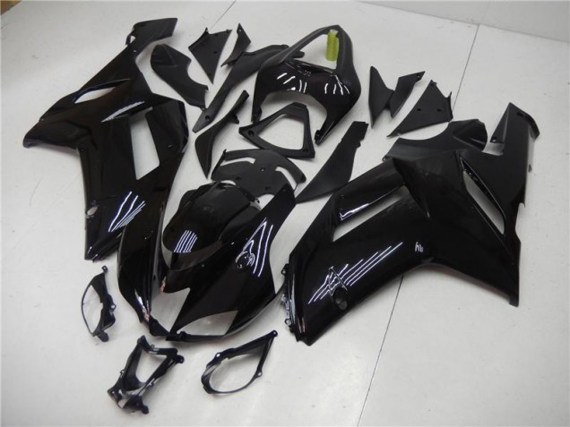 Kits Carenado Moto Kawasaki ZX6R 2007-2008 - Brillante Negro Kits Carenado Moto Kawasaki ZX6R 2007-2008 - Brillante Negro