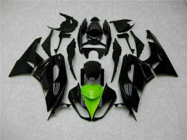 Kits Carenado Moto Kawasaki ZX6R 2009-2012 - Negro Verde