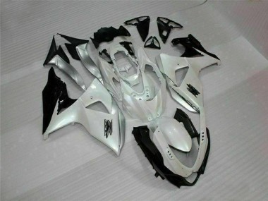 Kits Carenado Moto Suzuki GSXR 1000 K9 2009-2016 - Blanco Negro