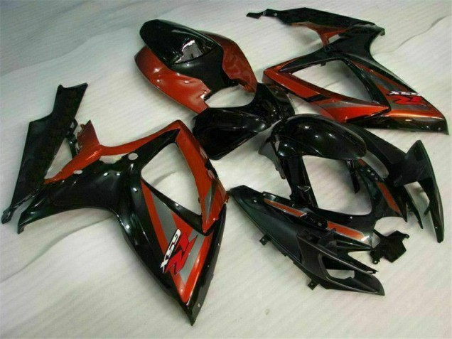 Kits Carenado Moto Suzuki GSXR 600 / 750 K6 2006-2007 - Negro Rojo Kits Carenado Moto Suzuki GSXR 600 / 750 K6 2006-2007 - Negro Rojo